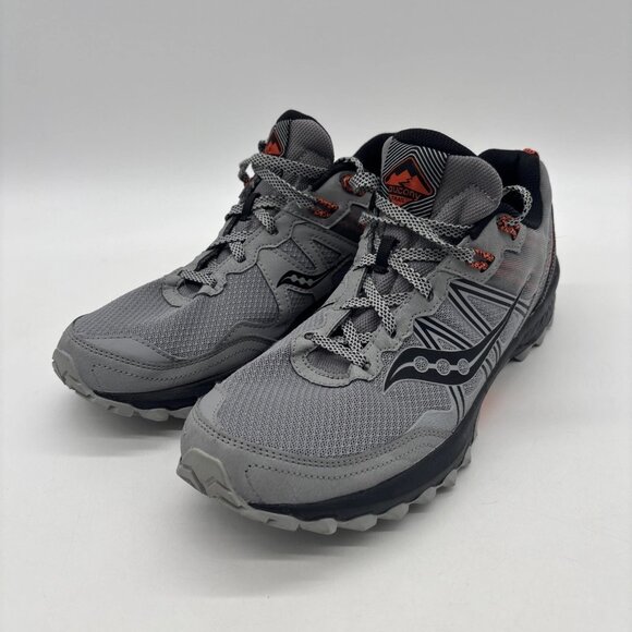 Saucony Excursion TR14 S20584-3 Running Shoe Men's Size 12 US Gray Black Orange - Picture 3 of 11